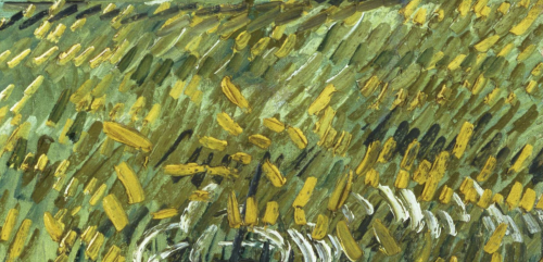 Vincent van Gogh, House at Auvers, details (1890)