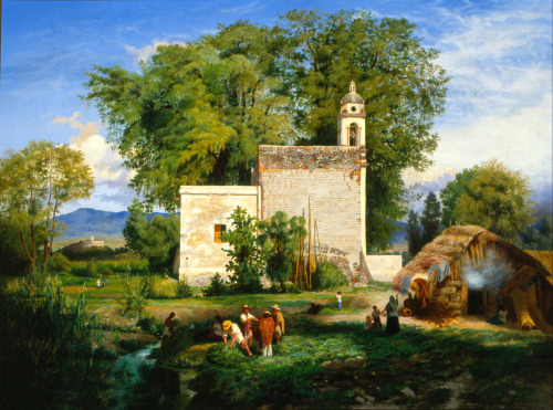 Landscape of San Cristóbal Romita, Luis Coto, 1857