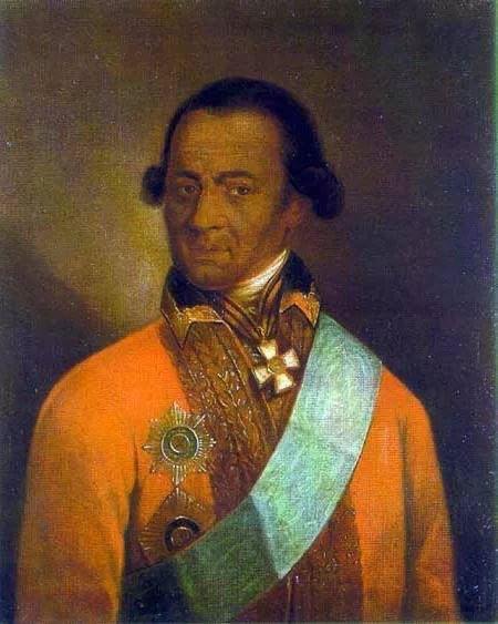 Pushkin's Ancestor, Of Whom The Poet Was Very Proud. That Same Legendary "Blackamoor Of Peter The Great"