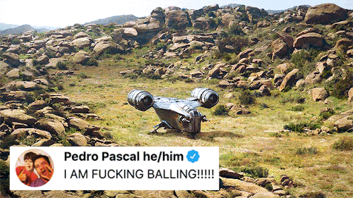 trashcora:THE MANDALORIAN + Pedro Pascal Tweets