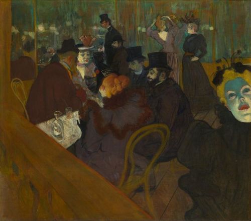 Henri de Toulouse-Lautrec, At the Moulin Rouge (1892 - 1895)