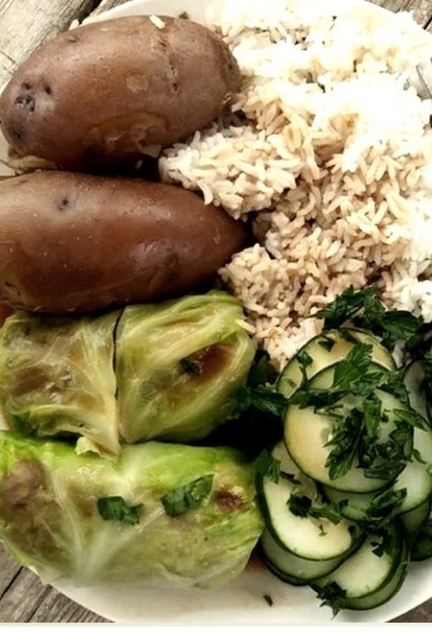 Main Dishes - Stuffed Cabbage - Norwegian Cabbage Rolls
