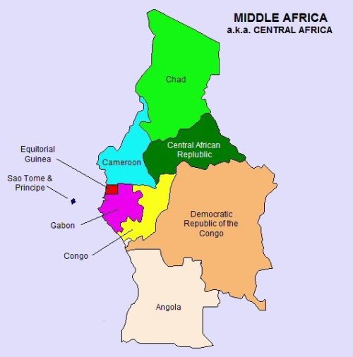 angryafricangirlsunited: Central/Middle Africa: Angola, Cameroon, the Central African Republic,