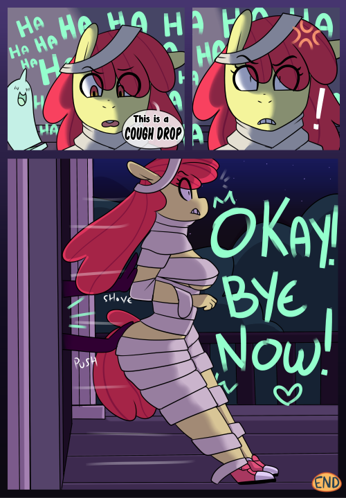 somescrub:  Happy Hallow’s Eve! (2/2)  Posted Backwards for better viewing. Enjoy this silly comic I made for you all, 19 pages in total. If you feel you want to support for more comics similar to this one or pay what you want for this one, send me