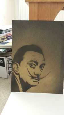 #Salvador Dali #stencil