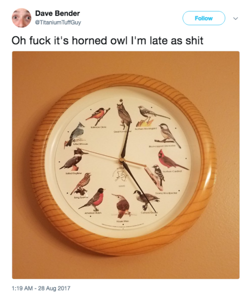 quantum-dragon:wideawakeandhalfasleep:great-tweets:[source]My great grandma has this clock, it’s not