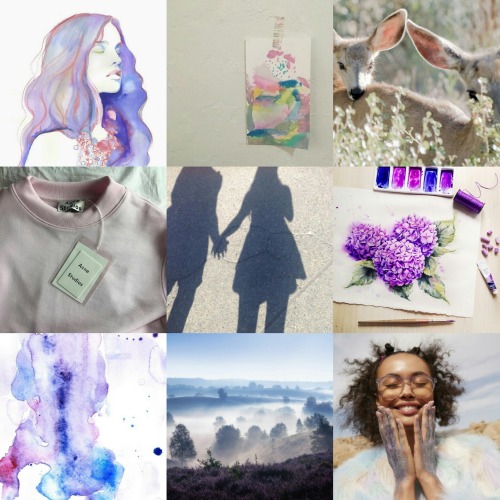 sapphic watercolours aesthetics ✨