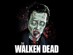 gamefreaksnz:  The Walken Dead T-Shirt The Walken Dead shirt made of 100% cotton. Is it a virus? We don’t’ know where they come from but they can quote Walken and that’s what matters.Sure they may be dead, but they’re awesome. Order this awesome