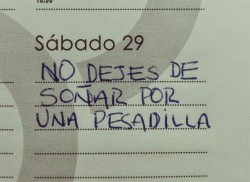 Andamos buscando lo que no nos quiere encontrar.