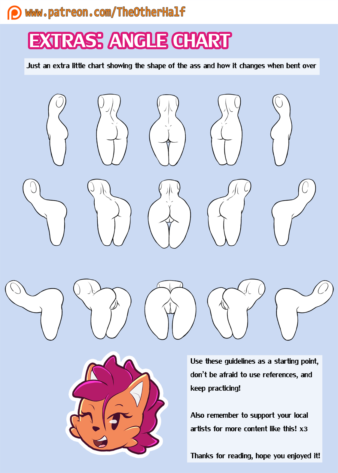 the-other-half-draws:BUTT TUTORIAL PART ½.  A couple people have been asking about