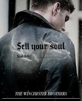 irobbstark:Favorite fictional characters of all time ☆ The Winchester brothers (Supernatural)“You’ve