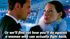 Joan Watson + Casually Confronting Criminal Masterminds