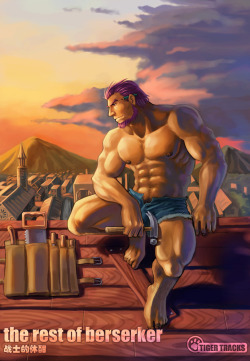 bara-detectives:  Fire Emblem-Valkyria Chronicles-Zelolee-Tiger Tracks 2-  (Largo and Muarim. Largo and Largo!) 