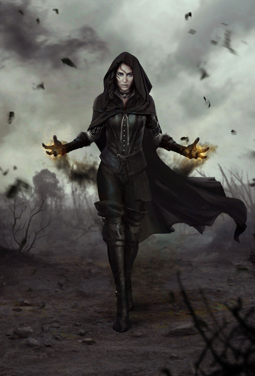 gameraddictions: Yennefer artwork The Witcher 3: Wild Hunt