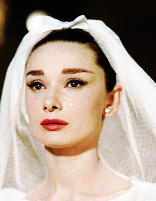 rareaudreyhepburn: Audrey Hepburn in Funny Face, 1957.  &ldquo;You’re the saddest-loo