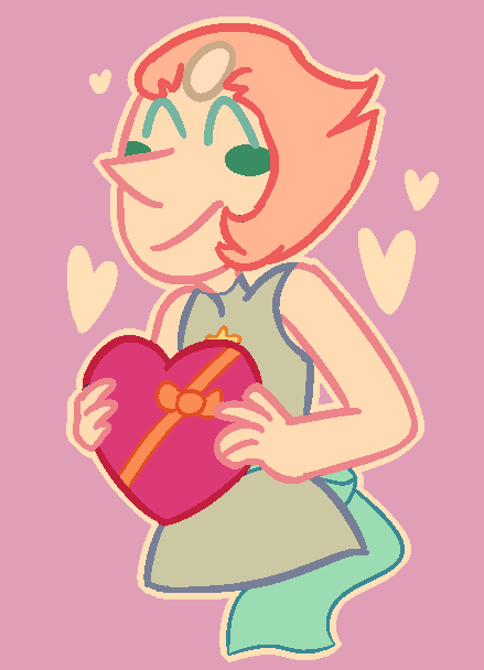 happy valentines day artie! pearl got you a box of chocolates!!!! - @nnaotosohhh my gosh, this is so adorable!!! I’m speechless, its just too cute! Thank you so much, it was so sweet of you to make me this (and thank you, Pearl, for the gift haha)!