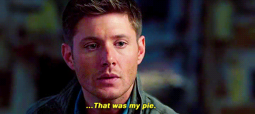imperfectcas:  Happy pie Pi day, Dean Winchester! (x) 