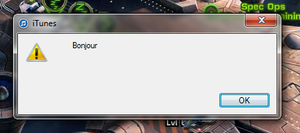 gamecuboid:  I was doing some gaming and my iTunes decided to interrupt me like a little french bitch 