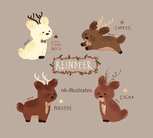 nk-illustrates: Reindeer.
