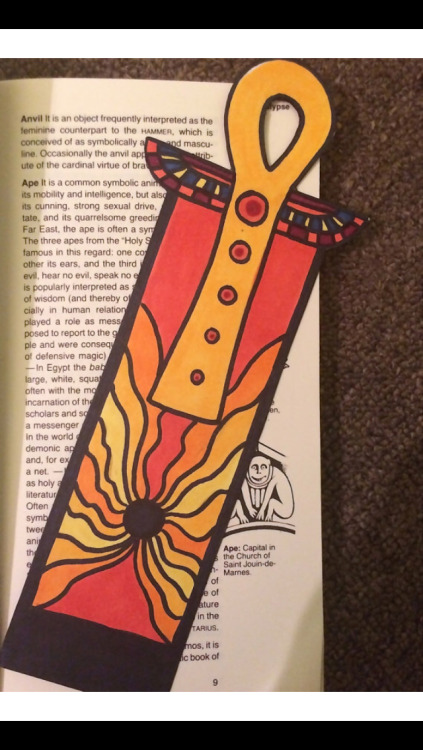 Egyptian Ankh Bookmark by AWorldlyArray on Etsy https://www.etsy.com/listing/248809534/egyptian-ankh