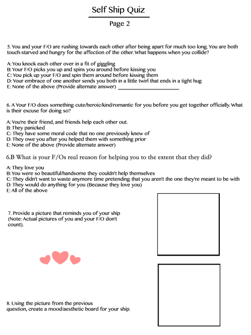 Self Ship StandardizedTest!