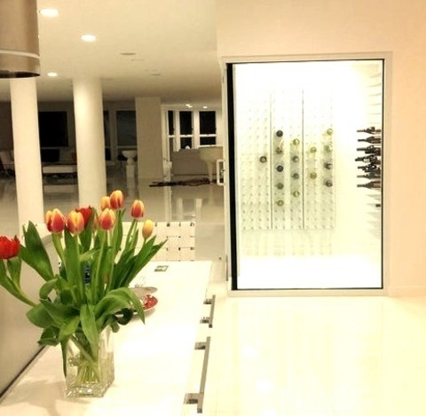 Wine Cellar Expansive Example Of A Huge Minimalist Wine Cellar Design With Storage Racks