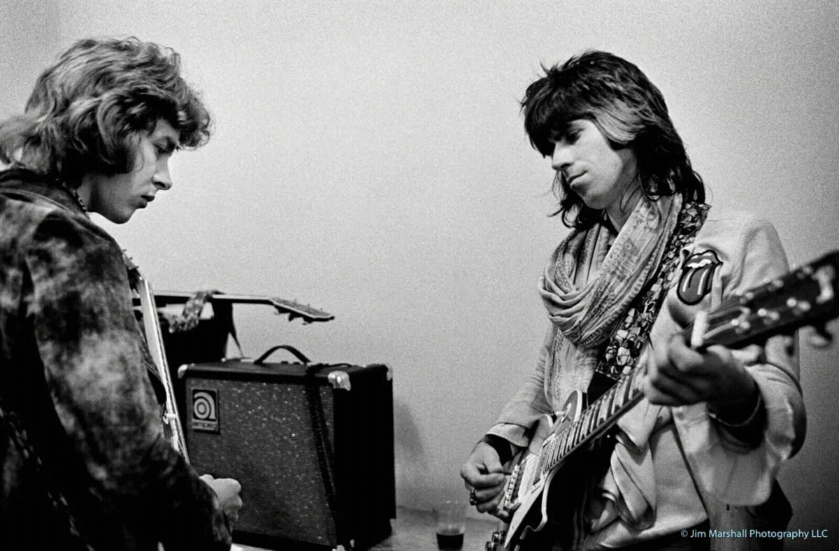 spacebass01: Mick Taylor and Keith Richards