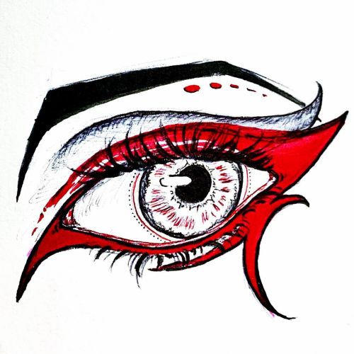 Here’s a fancy eye I drew. Eyes are my comfort thing to draw www.instagram.com/p/CREq87NLg4N