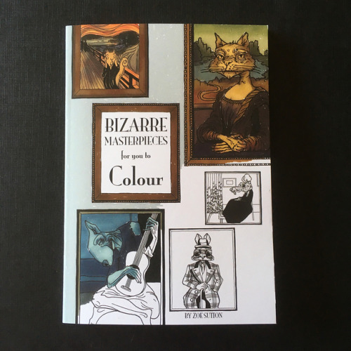 From the world of the Bizarre Bunny comes 22 Bizarre Masterpieces for you to colour. Each colouring 