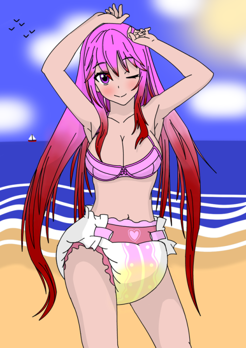 diaperadioactive:  Here is my Original Character: Turquoise. I hope you like her ;)  So cute!