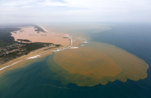 Earlier this month, two dams retaining tons of iron-mining waste near the Brazilian town of Bento Ro