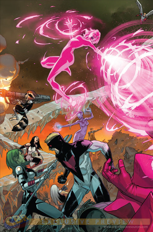 Guardians of the Galaxy #13 preview. You tell ‘em Jean! Brian Michael Bendis, Sara Pichelli, D