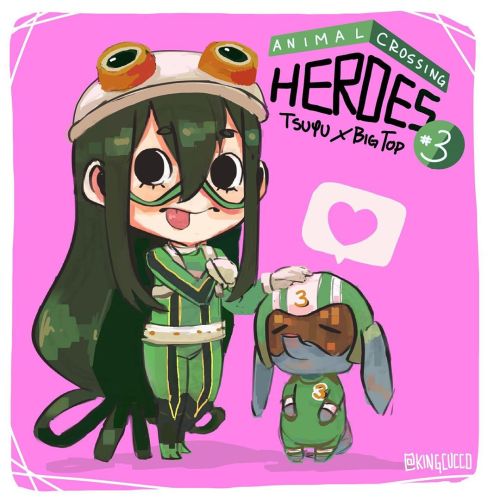 My Hero Academia Animal Crossing Green characters for St. Patricks day! I guess the posts out of ord