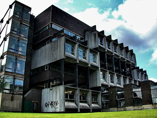 Psalter Lane Art College, Sheffield, England,1970Bradshaw, Rowse & Harker (via: powojennymoderni