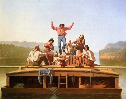The Jolly FlatboatmenGeorge Caleb BinghamYear: 1846