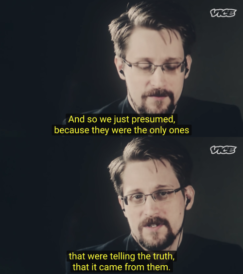 undeadlibertarian:maaarine:Vice: Shelter in Place with Shane Smith &amp; Edward Snowden“People in po