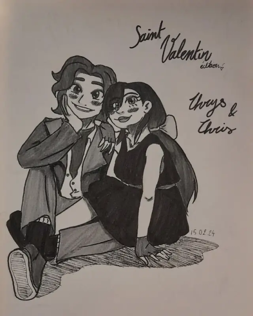Some Original Art, It's Been A While, But Still In Valentine's Day Theme