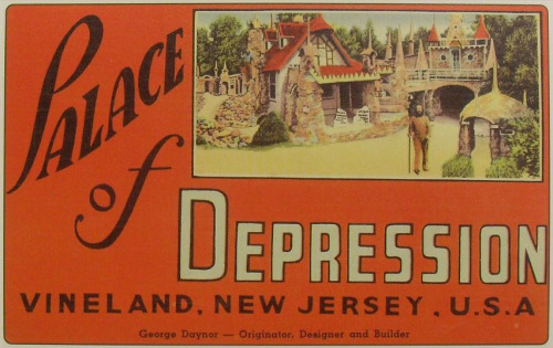 danismm:  1930s PALACE OF DEPRESSION New Jersey VINELAND by Christian Montone