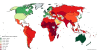 Median wealth per adult, 2015.
Data source: Credit Suisse