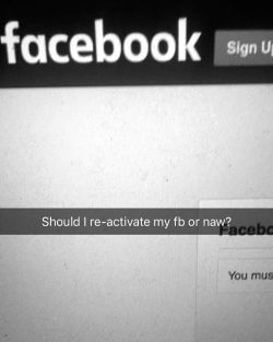 #facebook #reactivate #yes #no