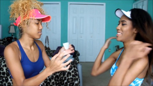 blowthelights-posts:  More girls on youtube having fun doing a tape challenge imgur.com/a/TEh