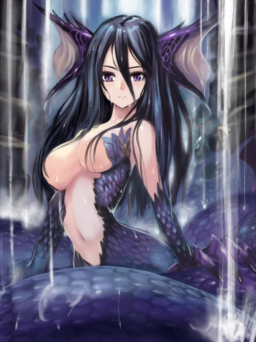 hentaibeat:  Lamia Set! Requested by Anon!Click here for more hentai!Feel free to request sets and send asks over!