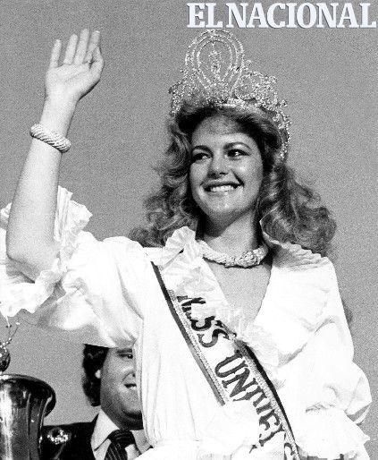 Irene Sáez, Miss Venezuela y Miss Universo en el año 1981. (ARCHIVO EL NACIONAL).