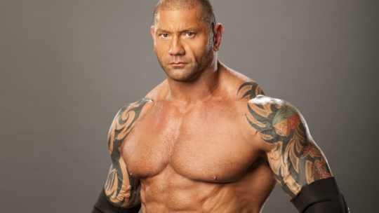 tygermama:  scarecrowqueen:   azcrowleyfell:  melxncholymermxid:  thosedamnsmoshkids:  hi what the actual FUCK does THIS ONE MEAN   Bautista said “say it with your chest”   For those who may not know, Dave Bautista is the (former) WWE wrestler Batista