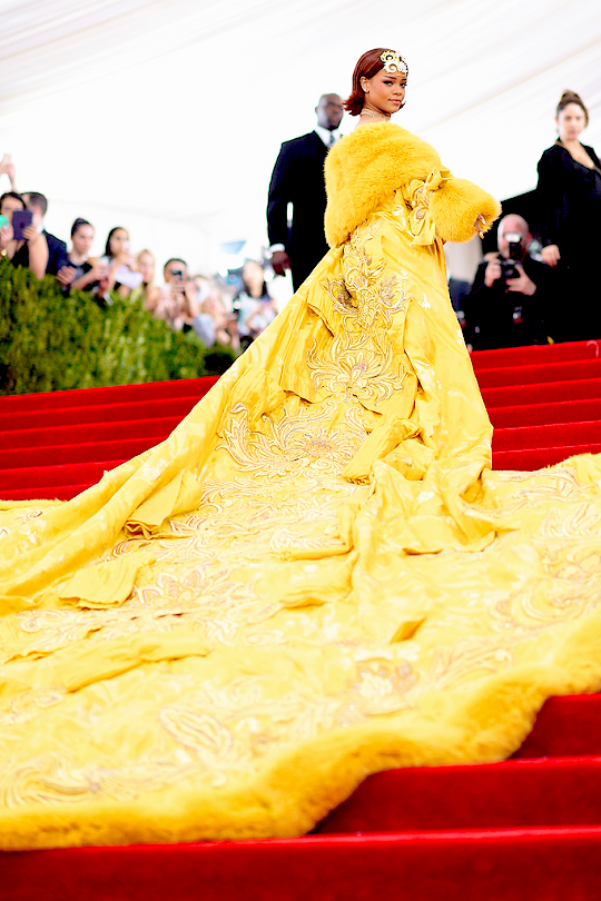 Rihanna at the Met Gala 2015 - Tumblr Pics