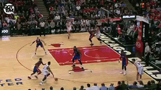 gotemcoach:  Once you’re done watching Derrick Rose, watch Josh Smith, who takes a step towards Pau Gasol on the fake, allowing Noah the room to score easily. #GotEmCoach   oohh good move