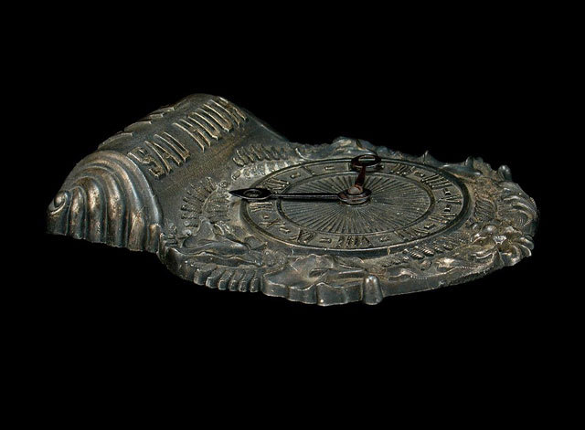 sixpenceee:The Sad Hour: This rare and early example of decorative coffin hardware