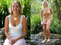 fulldressedfullnude:  Hottest Images of Fully Dressed and Undressed Females