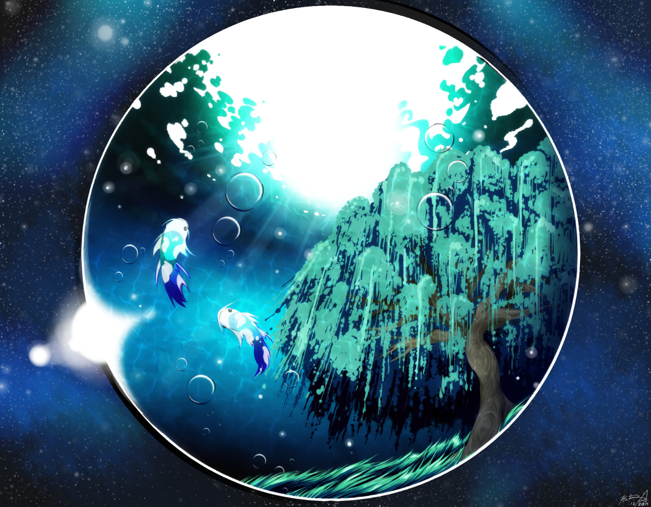Inconsistency — Here’s some blue nature aesthetic for a...