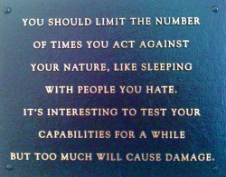 paintdeath:    JENNY HOLZER, DETAIL FROM LUSTMORD, 1994   